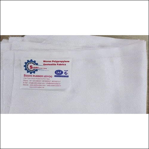 White Woven Polypropylene Geotextile Fabrics