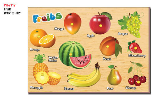 Fruits (Educational Wooden Tray)