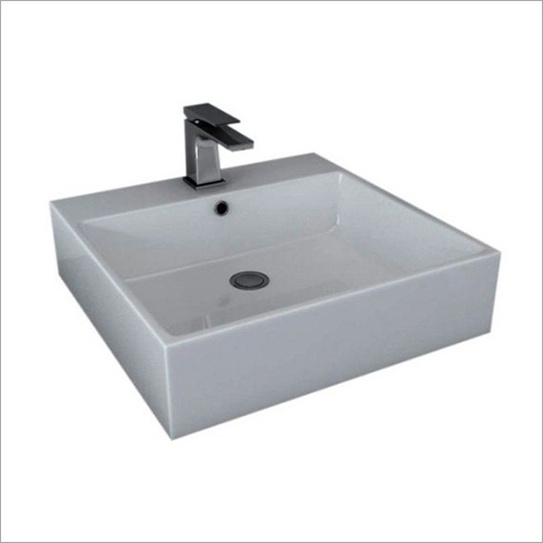 Fiber Sink - One-Piece Design, Smooth Surface Finish, Wall Mounted, Durable White Finish | Hot and Cold Water Faucets, Easy Clean Spray Feature
