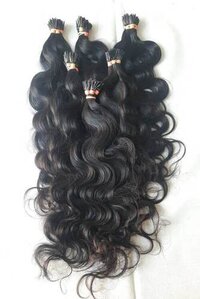 Wavy Remy I tip Hair Extensions