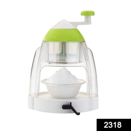 White And Green Ice Snow Maker Machine