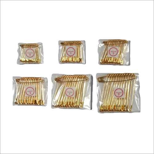 All Golden Plated Safety Pins