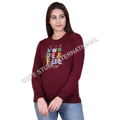Women Cotton Ladies Hoodie Sweatshirt, Size: M- L-XL-XXL at Rs 785/piece in  Ludhiana