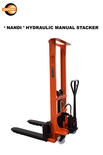 Orange Tirunelveli ' Nandi ' Hydraulic Manual Stacker