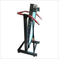 Manual Roller Jogger Machine - Mild Steel, Red-black Finish | Commercial Grade Gym Equipment, 1 Year Warranty