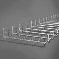 Ss Wire Mesh Cable Tray - Stainless Steel Grade Ss 304/316, Width 50-800mm, Natural Steel Color, Electroplated Nickel Finish, Waterproof