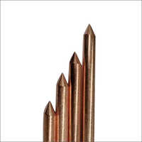 Copper Bonded Earth Rod - Copper, Length: 1m-3m, Diameter: 12-32mm | Industrial Grade, Rigid Hardness, Polished Surface Treatment