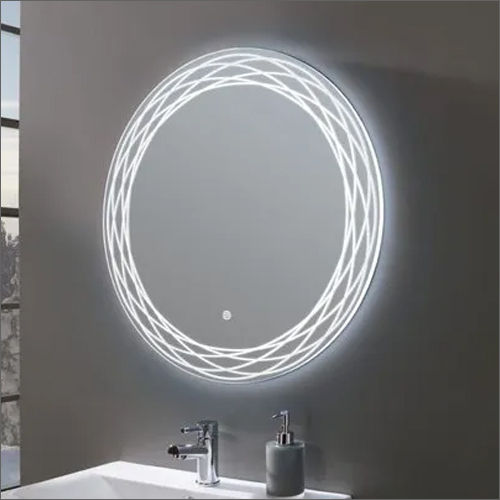 Circular Matt Designed Led Bathroom Mirror