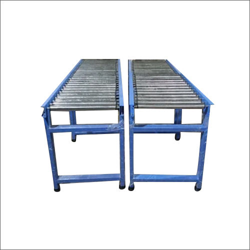 Blue Roller Conveyor System