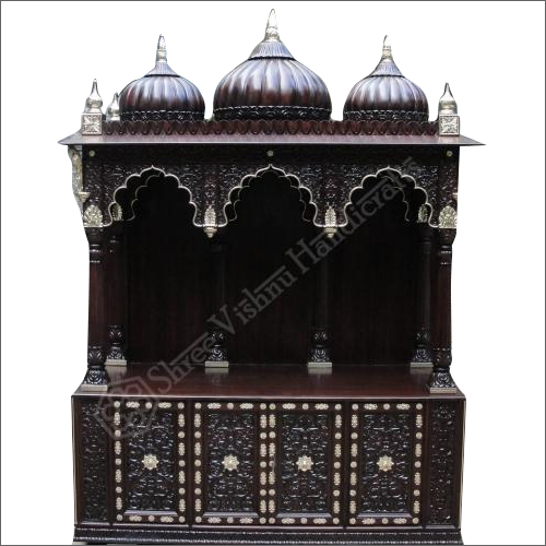 Wooden And Metal Home Temple