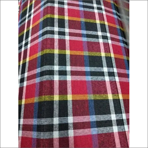 Poly Cotton Check Mattress Fabric