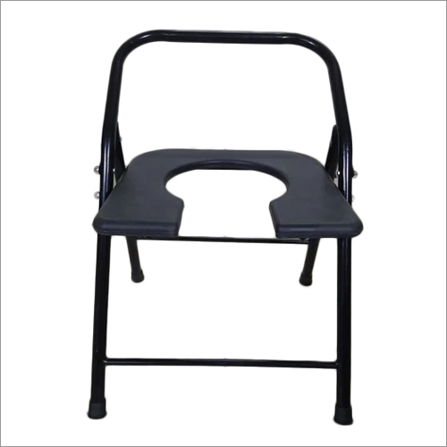 Black Folding Commode Chair at Latest Price, Black Folding Commode Chair Manufacturer in Delhi