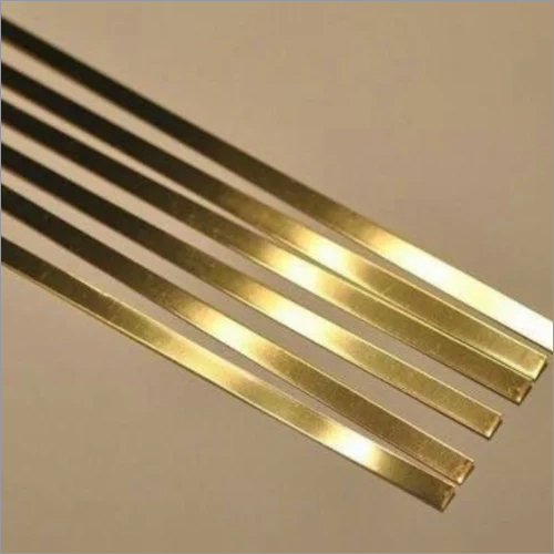 12 mm Brass Strip - Brass Material 12 mm Size Golden Color Polished Finish | High Strength for Elevated & Cryogenic Temperatures Ideal for Industrial Use