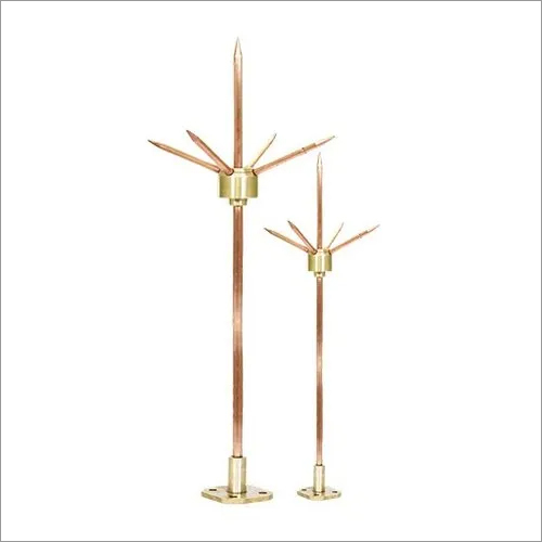 High Voltage Lightning Arrester - 3kV-420kV 30kV 10kA Breaking Capacity Golden Color | Industrial & Electrical Application Warranty Included