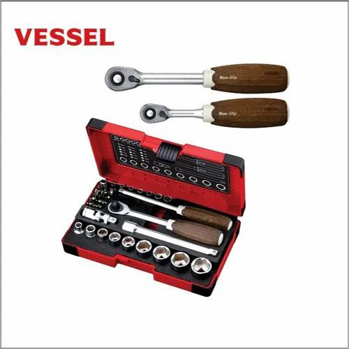Stainless Steel Wood-Compo Socket Wrench Set
