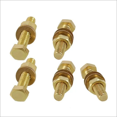 Industrial Brass Nuts And Bolts - Brass