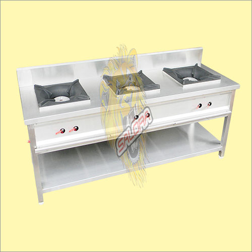 Manual 72X24X30 3 Burner Indian Gas Range