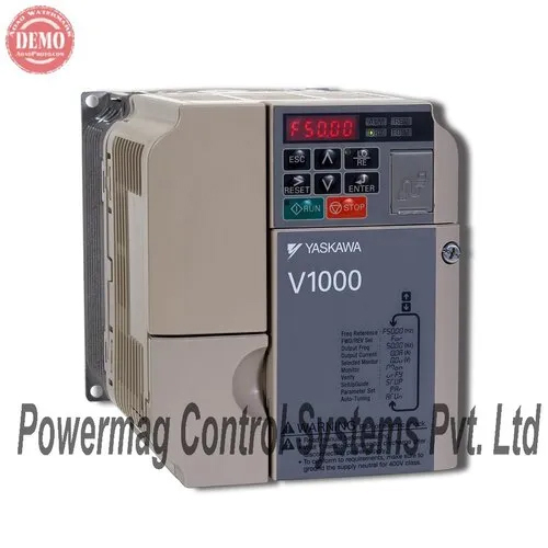 V1000 Yaskawa Compact Vector Control Ac Drive Output: Three Ph 200V Class : 200 To 240Vac/Three Ph 400V Class : 380 To 480Vac/Single Ph 200V