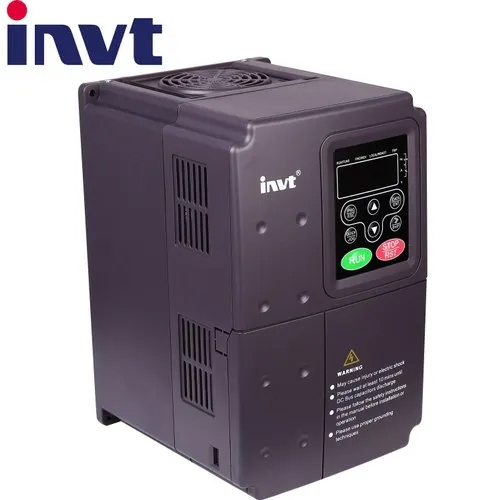 INVT CHF 100 A VFD AC Drive - Black, 150-200 Volt Input Range | Ideal for Industrial Usage