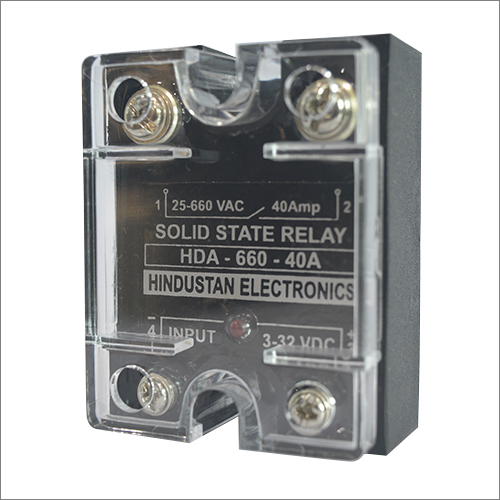 Black 40 Amp Solid State Relay