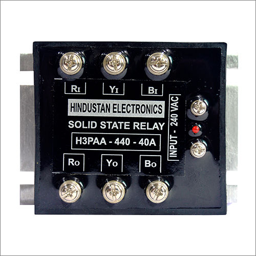 Black H3Paa 440 40A Solid State Relay