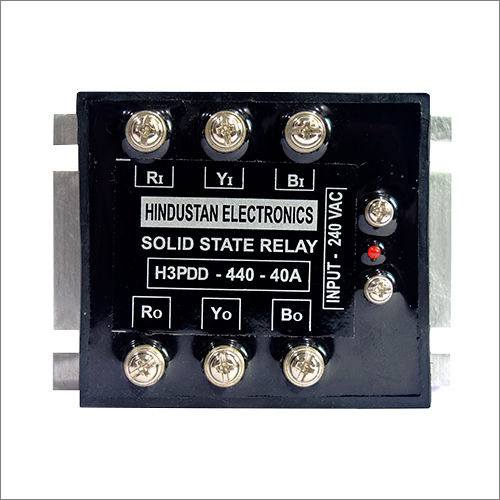 Black H3Pdd-440-40A Solid State Relay