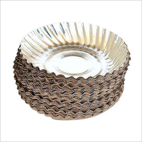 Use And Throw Silver Paper Dish