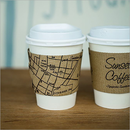 Multicolor Coffee Cup With Sleeves Lids