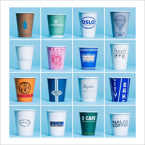 Use And Throw Multicolor Paper Cups Without Lid