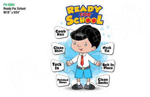 Ready for School -Educational Wall Cutout