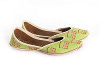 Juttis In Various Patterns - Color: Green