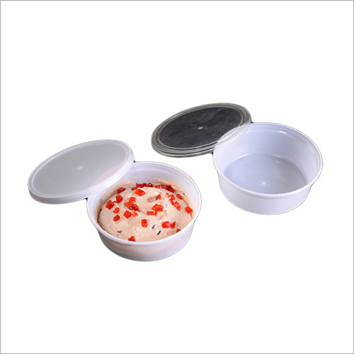 Ice Cream Plastic Round Containers