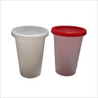 Plastic Glass - Ppcp/pp Material, 200 Milliliter Capacity, White Color, Food Container, Comfortable Shape For Events And Parties