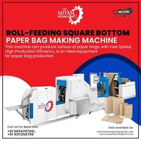 Square Bottom Paper Bag Making Machine - 8600x1850x1800mm Dimensions, 380v Electric Power | Automatic Grade, Film Length Counter, Photoelectric Correction, 170 Bags Per Minute Efficiency