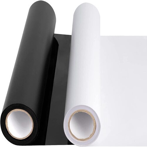 20 Inch black in white heat transfer  vinyl best quality used for T-shirt