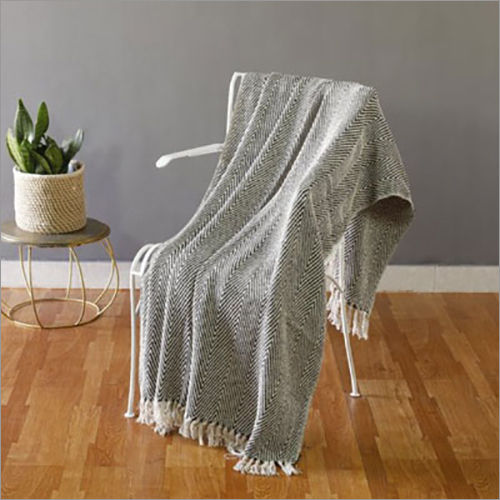 Washable Woolen Printed Throws