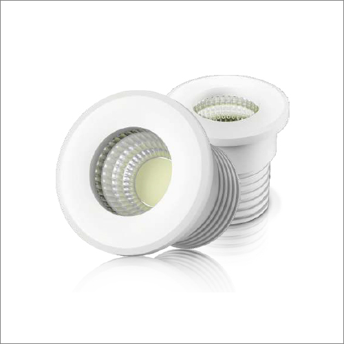 White Electric Led Button Light