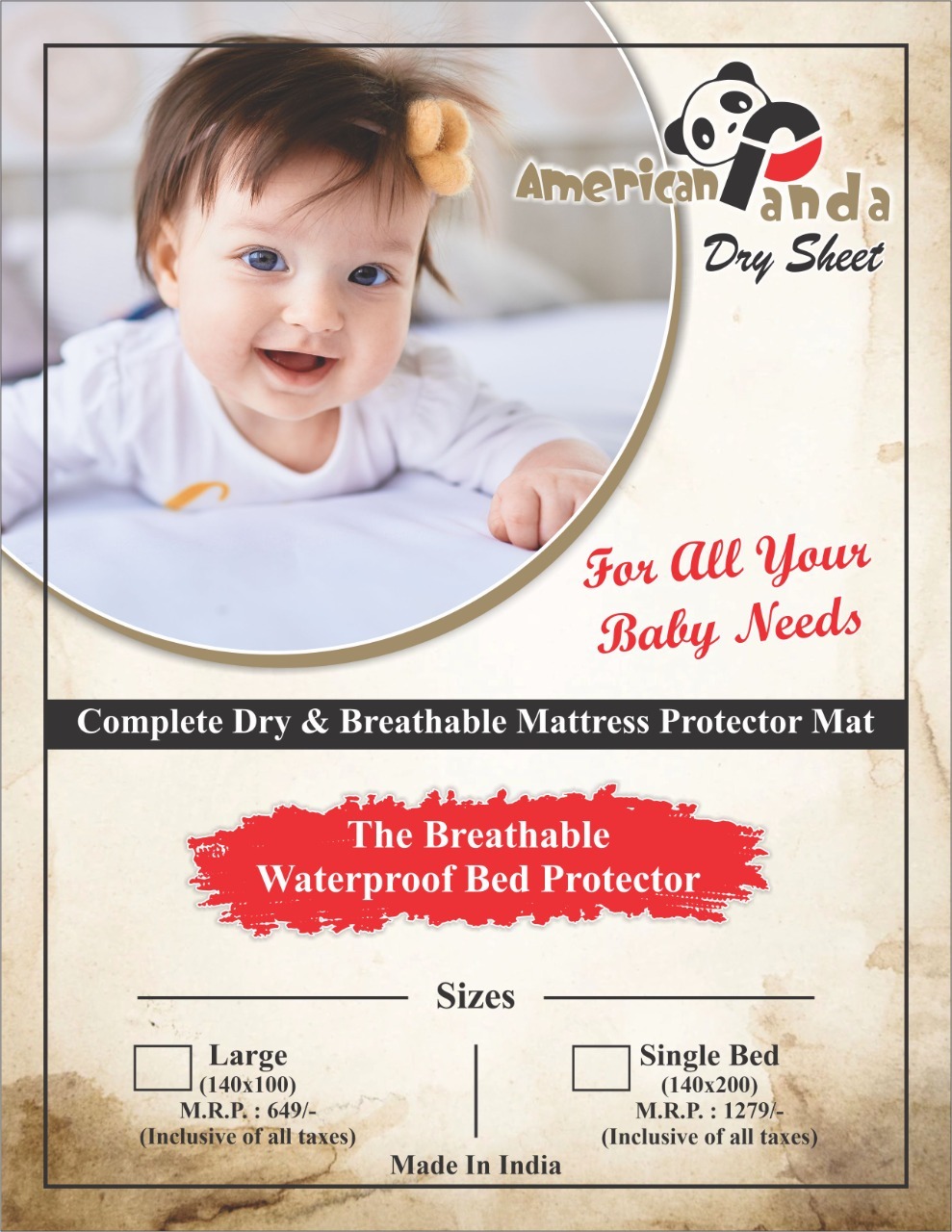 Anerican Panda Dry Sheet