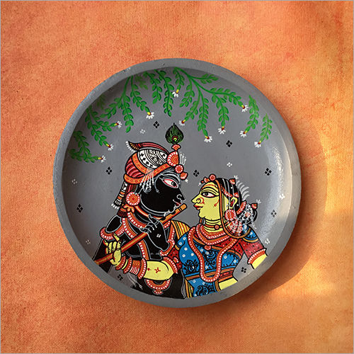 Krishna Leela Wall Decor Plate