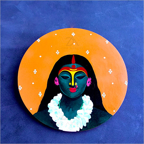 Moisture Proof Kaali Mata Wall Decor Plate