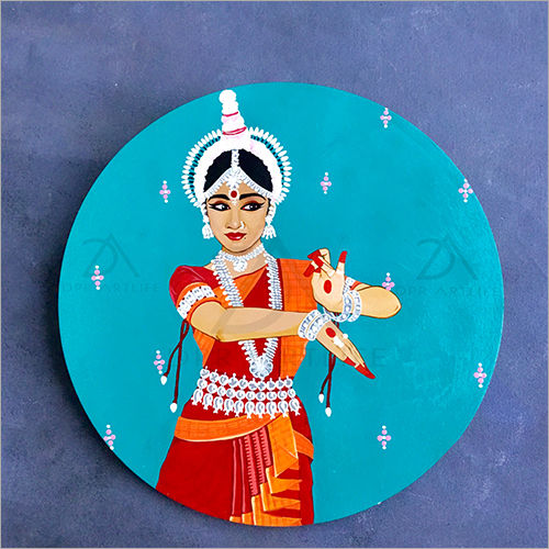 Moisture Proof Odissi Mudra Wall Decor Plate