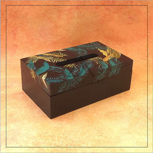 Designer Handpainted Napkin Box