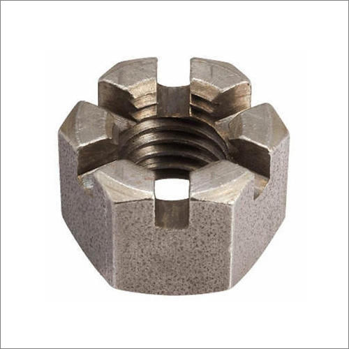 Mild Steel Hexagon Slotted Castle Nuts