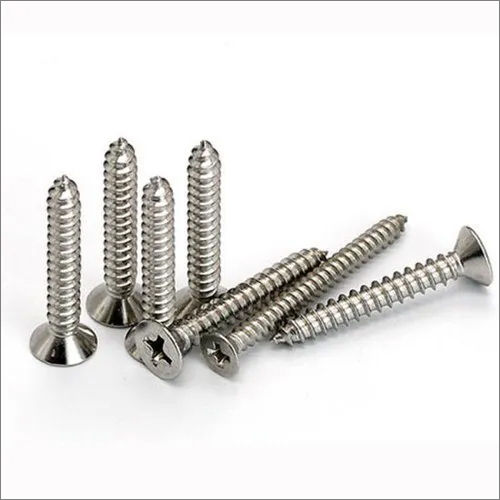 Silver Stainless Steel Self Tapping Screw