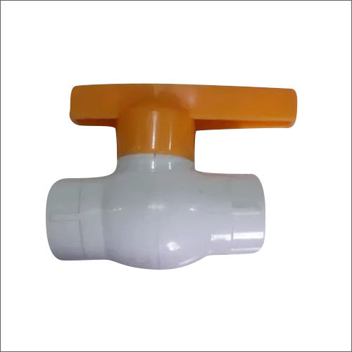 White-Yellow 25Mm Pvc Water Ball Valves