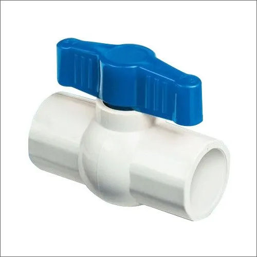 White-blue 50mm Pvc Solid Seal Ball Valve