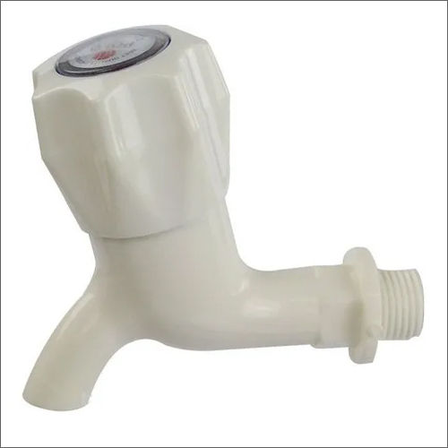 White 15Mm Pvc Water Tap