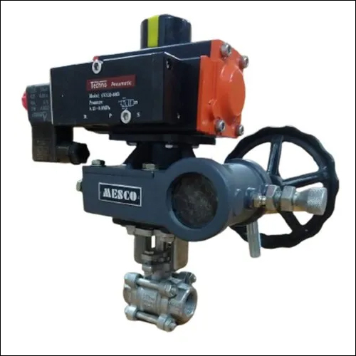 Mesco Three Piece Pneumatic High Pressure Ball Valve