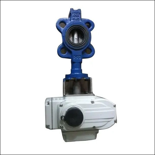 Blue Mesco Motorized Butterfly Valves