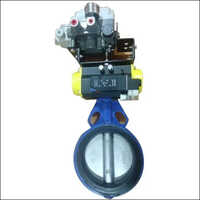 Mesco Cast Iron Double Flange Butterfly Valve
